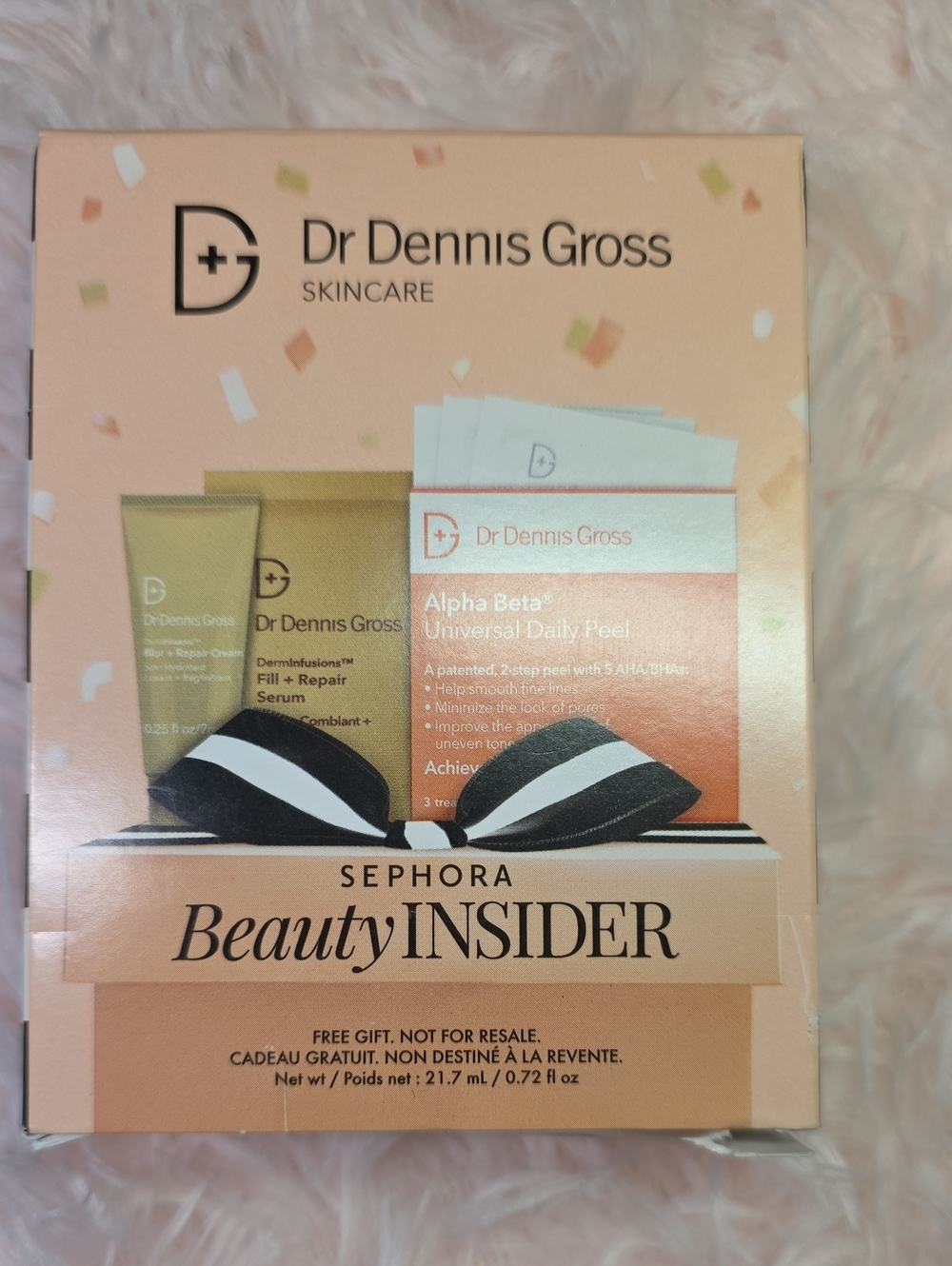 Dr Dennis Gross Peach Skincare Set - Alpha Beta Universal Daily Peel & Repair